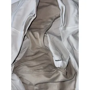 Lululemon White‎ Shorts Sz 12 Lined Zip Back Pocket thumbnail 7