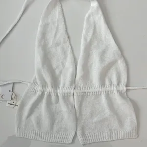COMMENSE White Knit Halter Top Midi Maxi Skirt Matching Set Coord Small thumbnail 9