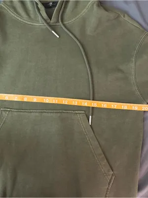 7 for all mankind women’s Olive Green Hoodie sweatshirt Dress size XS Side Slit thumbnail 13