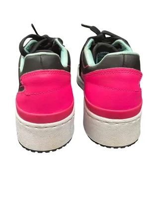 Adidas GY4667 wms Originals Forum bold shock pink black low sneakers sz 9 SKU 10 thumbnail 14