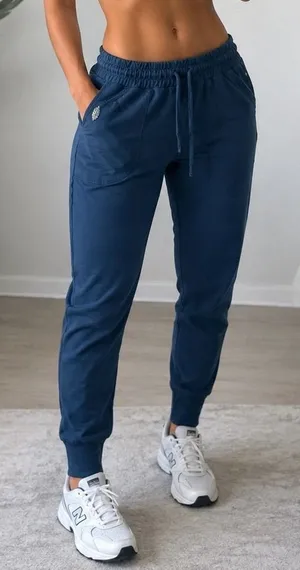 FP Movement S Sunny Skinny Sweatpants Navy Blue Joggers Free People Activewear thumbnail 1
