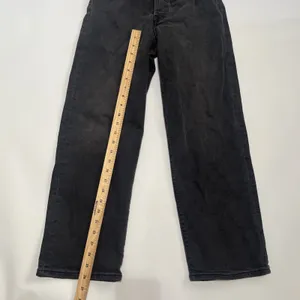 Levis Ribcage Straight Ankle Pants Women Size 28 Gray Jeans High Rise thumbnail 3
