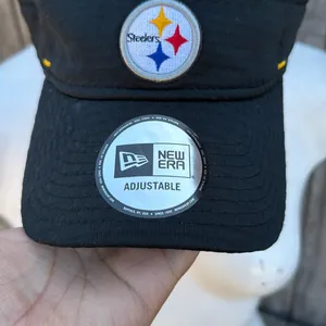 New NFL Pittsburgh Steelers New Era Black Visor with Yellow Accents Fits Most thumbnail 10