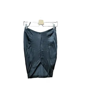 Retrofête Caye Hi-Low Silk Skirt in‎ Black Size XS thumbnail 3