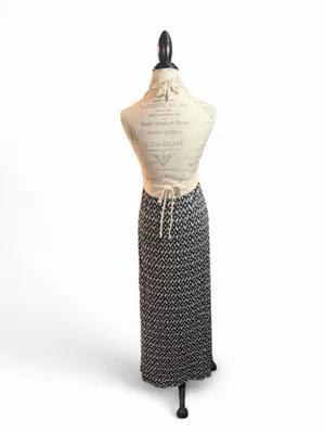 Surf Gypsy Crochet Bodice Halter Maxi Dress Sz M thumbnail 5