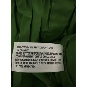 Kate Spade New York Shirt Dress green Sz XS Vibrant Autumn Vibe! pumpkin patch thumbnail 7
