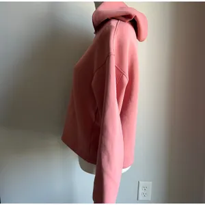 Uniqlo Pink Neoprene Bubble Sweatshirt Hoodie Size Small thumbnail 2