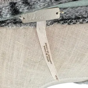 Free People Beach Cardigan Sweater Stripe Mohair Blend Gray Size‎ Small thumbnail 9