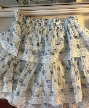 Love Shack Fancy Skirt Ruffle  thumbnail 1