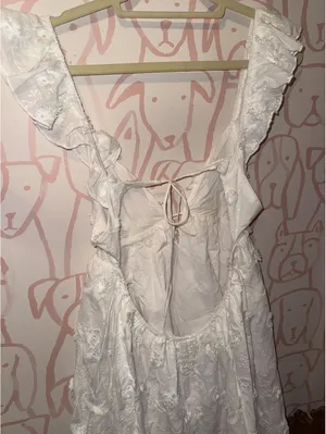 Women's White Dress thumbnail 4