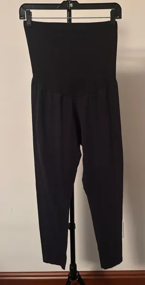 Oh Baby by Motherhood Black Maternity Leggings thumbnail 1