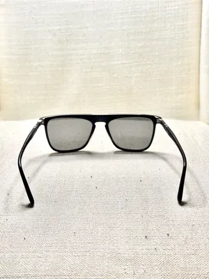 Persol PO3225S 95/31 Black Rectangle Sunglasses Handmade in Italy thumbnail 13