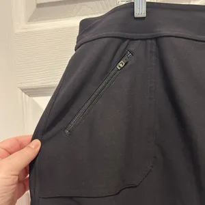 Tek Gear‎ DryTek Black Athletic Skort XL Drawstring Zip Pockets Built-in Shorts thumbnail 2