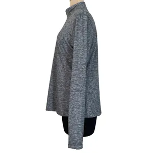 Nike Running Dri-FIT Quarter Zip Gray Reflective Workout Top Large thumbnail 3