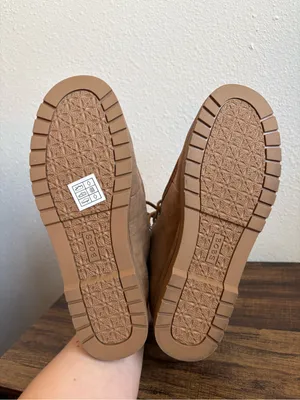Skechers BOBS Chill Wedge Elevated Bliss Boots Tan Size 7.5 thumbnail 5