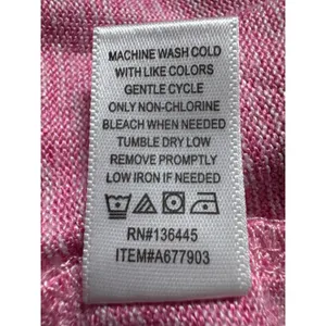 MUK LUKS Hoodie Pullover Top Keyhole Drawstring Pink Comfy Athleisure‎ 2X thumbnail 5