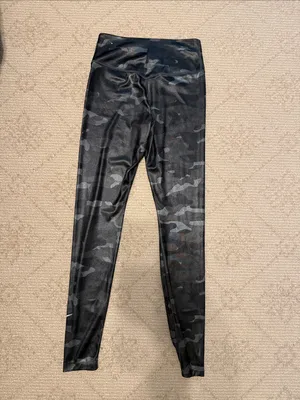 NIKE Black Camo Active Leggings Size Small thumbnail 3