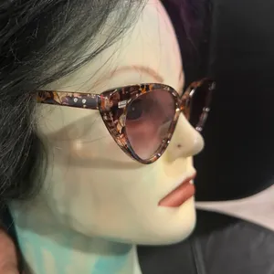 Free People Leopard Print Cat-Eye Sunglasses thumbnail 5