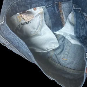 vintage 7 for all mankind, low rise, flare a pocket Classic Blue Jeans 31 x 32 thumbnail 3