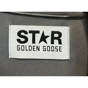 Golden Goose Star Logo Textured Metallic Track Jacket Size L Made Italy Rare thumbnail 3