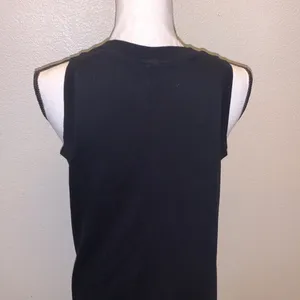 Old Navy black sleeveless knee length dress thumbnail 6