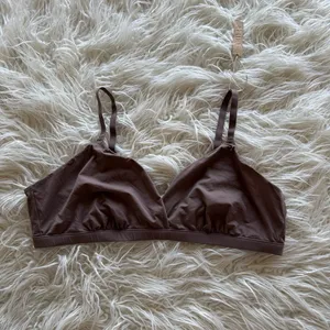Skims Fits Everybody Crossover Bralette Umber Size 3X thumbnail 2
