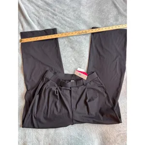 IUGA Black Wide Leg Dress Pants High Waisted Trousers Large NWT office thumbnail 2