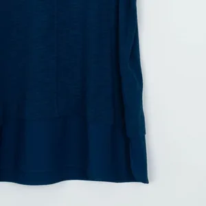 J. Crew Womens Drapey Tank Top‎ With Silky Hem Size M Blue Sleeveless Minimalist thumbnail 3