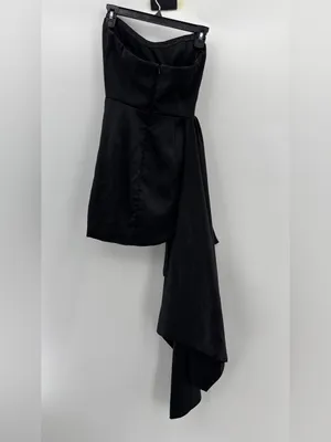 Katie May Chasing Dawn Strapless Black Mini Dress thumbnail 5