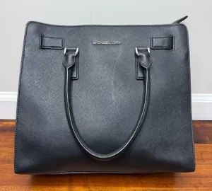 Michael Kors Black Saffiano Tote  thumbnail 1