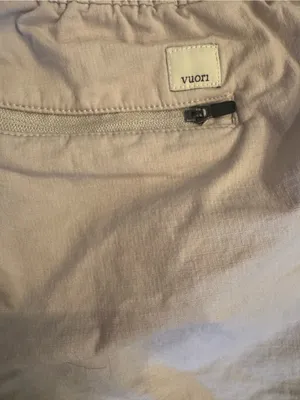 Vuori Vintage Ripstop Drawstring Shorts Khaki Tan Size L EUC thumbnail 6