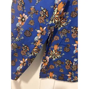 MODCLOTH Womens High Vibration Energy Crop Wide Leg Pants Size Small Linen Blend thumbnail 6