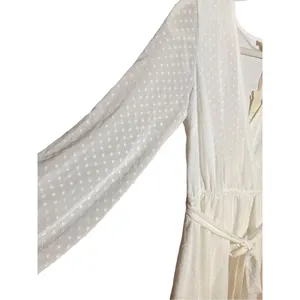 Hem & Thread Belle of the‎ Ball Dress White Swiss Dot Mini Dress Sz Small NEW thumbnail 15