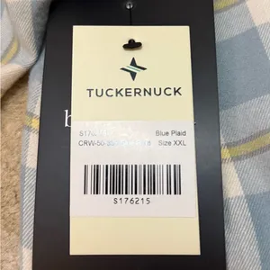 Tuckernuck NWT Blue V Neck Ruffle Eileen Button down women’s size XXL thumbnail 14