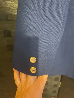 Vintage Queen Casuals 1970s Blazer Women’s Navy Blue Gold Accent Statement Piece thumbnail 12