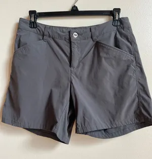 Patagonia Women's Charcoal Gray Athletic Shorts thumbnail 1