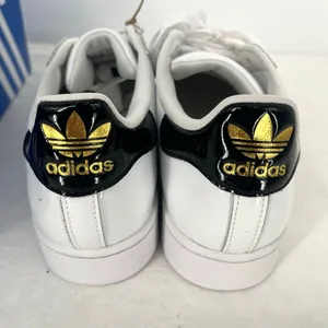 Adidas Originals Superstar II JS4010 White Black Patent Shoes Women's 7.5 NIB thumbnail 7
