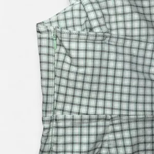 Hollister Mint Green Plaid Mini Dress (Size Small) thumbnail 8