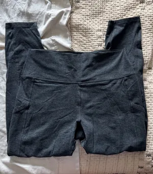 Offline by Aerie High Waisted Gray Leggings with Pockets thumbnail 1