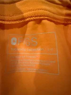Figs Women's Bright Orange Jogger Sweatpants thumbnail 4