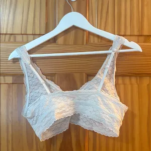 Aerie Size Medium White Lace Bralette thumbnail 3