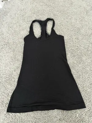 Lululemon black razor back tank top thumbnail 6