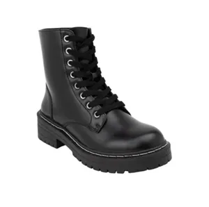 True Craft Black Combat Boots NEW!! thumbnail 1