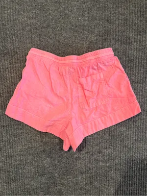 Universal Threads Pink Drawstring Linen-Blend Shorts‎ Womens Small S thumbnail 3