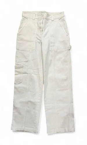 Aritzia Sunday Best White Cargo Pants thumbnail 1
