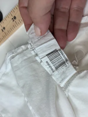 Lefties Zara Crisp White Short Cap Sleeve Button Down Cotton Blouse Size M MEX28 thumbnail 13
