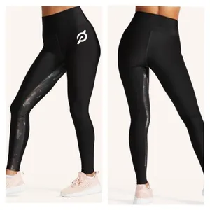 Peloton Show Up High Rise Leggings‎ Women's Size M Black Activewear thumbnail 2