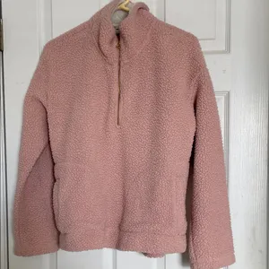 Old Navy Blush Sherpa Pullover thumbnail 1