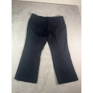 NWT Abercrombie Women's 18/34 Black Tailored Straight Dress Pants Curve Love thumbnail 8
