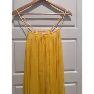 HAH Mad Maxi‎ Dress Lemon Drop Sleeveless Cocktail Wedding Guest Garden Party XS thumbnail 4